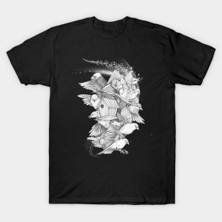 Graphic Nest Birds Costume Gift T-Shirt